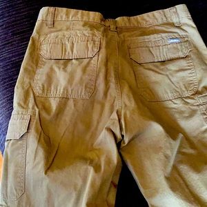 Brown men’s shorts. Hard to tell colour.